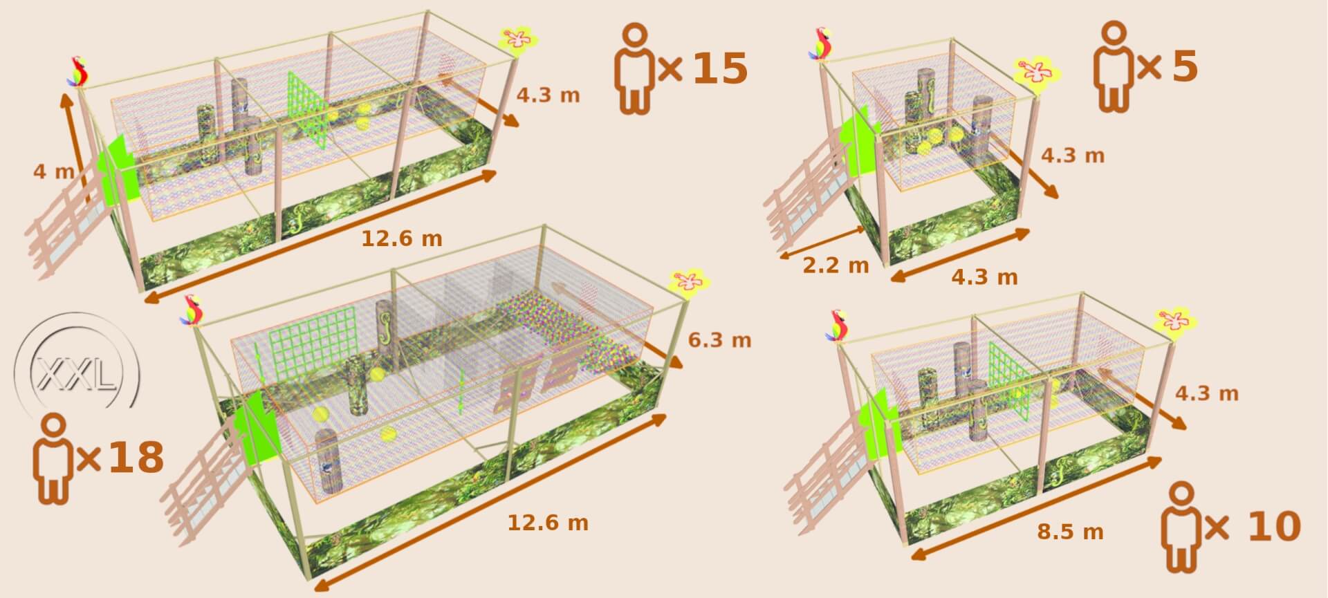 Plan 3D du Jump Room de CREAJEU